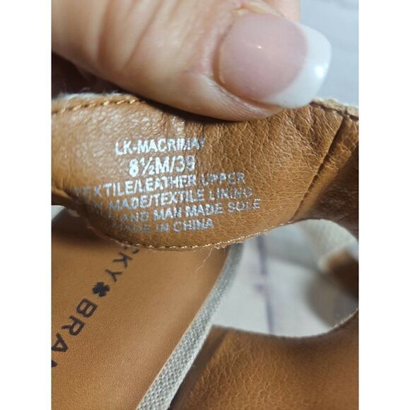☆ Lucky Brand Macrimay Wedge Sandala Women's Size 8.5 - Picture 7 of 7